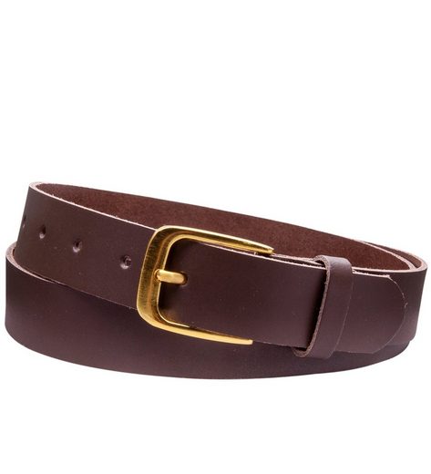 COLOGNEBELT Ledergürtel C16-SL Schlicht dennoch modern mit Dornschließe, MADE IN GERMANY mehr Online Shopping