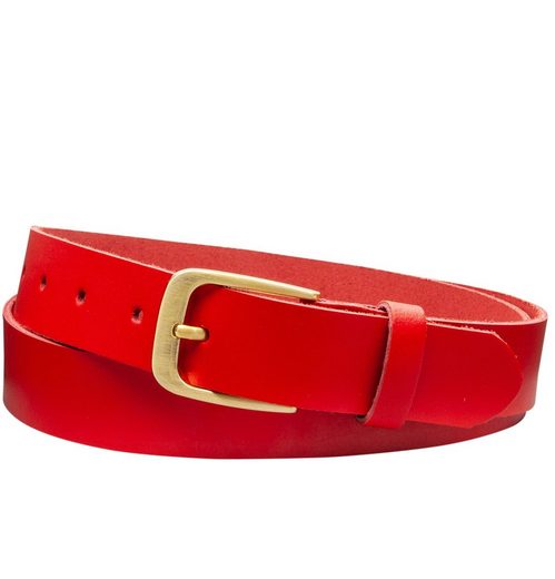 COLOGNEBELT Ledergürtel C16-SL Schlicht dennoch modern mit Dornschließe, MADE IN GERMANY mehr Online Shopping