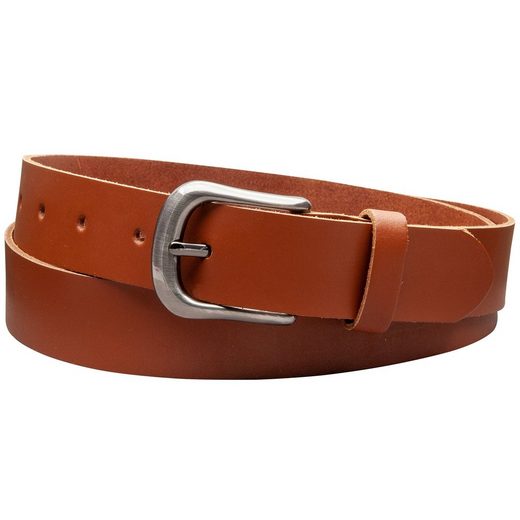 COLOGNEBELT Ledergürtel C24-SL Schlicht dennoch modern mit Dornschließe, MADE IN GERMANY mehr Preisnachlass