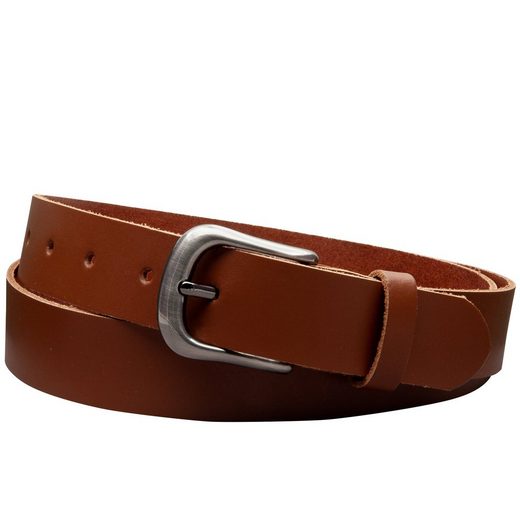 COLOGNEBELT Ledergürtel C24-SL Schlicht dennoch modern mit Dornschließe, MADE IN GERMANY mehr Saisonschlussverkauf