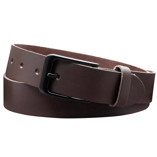 COLOGNEBELT Ledergürtel D12-SL Schlicht dennoch modern mit Dornschließe, MADE IN GERMANY mehr Weihnachtsangebot