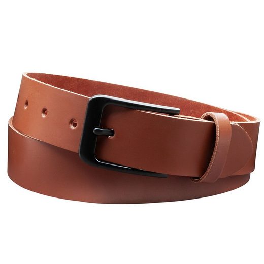 COLOGNEBELT Ledergürtel D12-SL Schlicht dennoch modern mit Dornschließe, MADE IN GERMANY mehr Weihnachtsangebot