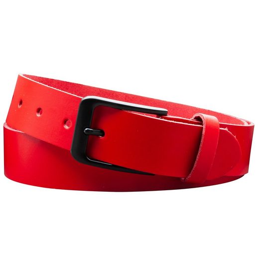 COLOGNEBELT Ledergürtel D12-SL Schlicht dennoch modern mit Dornschließe, MADE IN GERMANY mehr Weihnachtsangebot