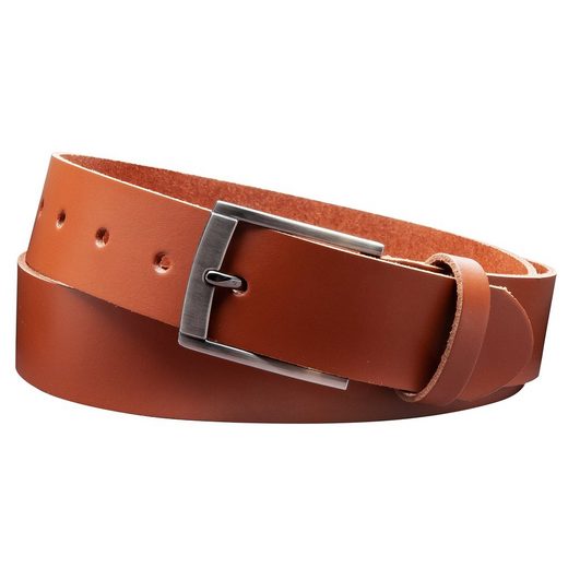 COLOGNEBELT Ledergürtel D18-SL Schlicht dennoch modern mit Dornschließe, MADE IN GERMANY mehr Neuheiten