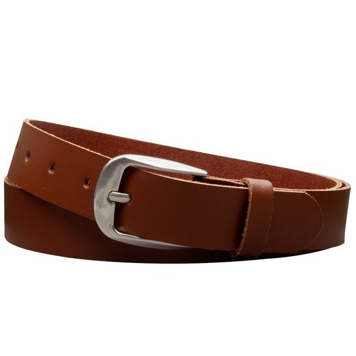 COLOGNEBELT Ledergürtel C2-SL Schlicht dennoch modern mit Dornschließe, MADE IN GERMANY mehr Kostenloser Versand international