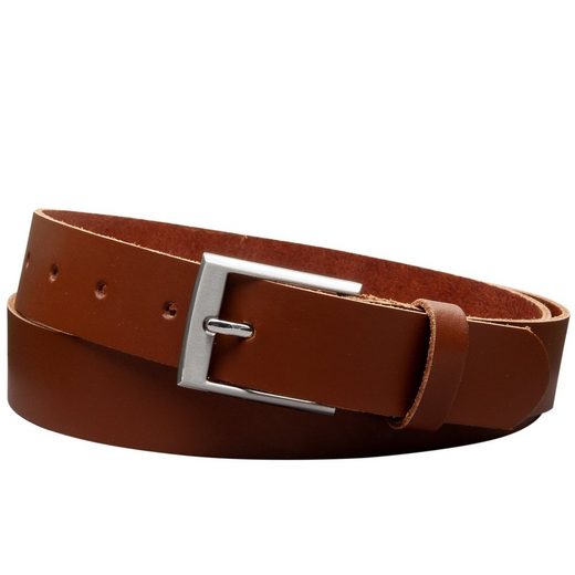 COLOGNEBELT Ledergürtel C9-SL Schlicht dennoch modern mit Dornschließe, MADE IN GERMANY mehr Outlet