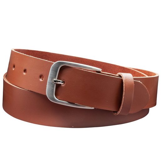 COLOGNEBELT Ledergürtel D28-SL Schlicht dennoch modern mit Dornschließe, MADE IN GERMANY mehr Auslauf