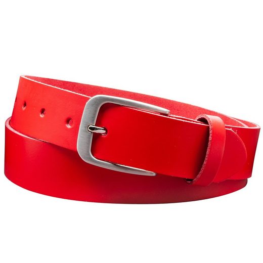 COLOGNEBELT Ledergürtel D28-SL Schlicht dennoch modern mit Dornschließe, MADE IN GERMANY mehr Verkauf