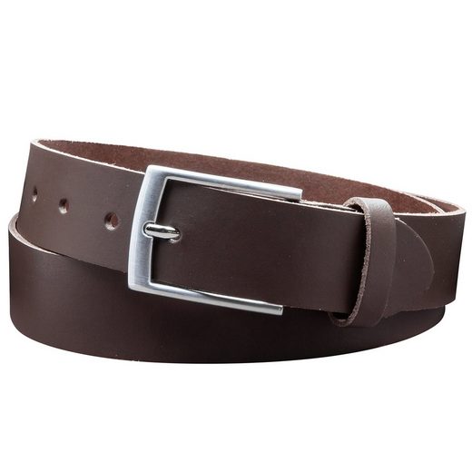 COLOGNEBELT Ledergürtel D21-SL Schlicht dennoch modern mit Dornschließe, MADE IN GERMANY mehr Angebote