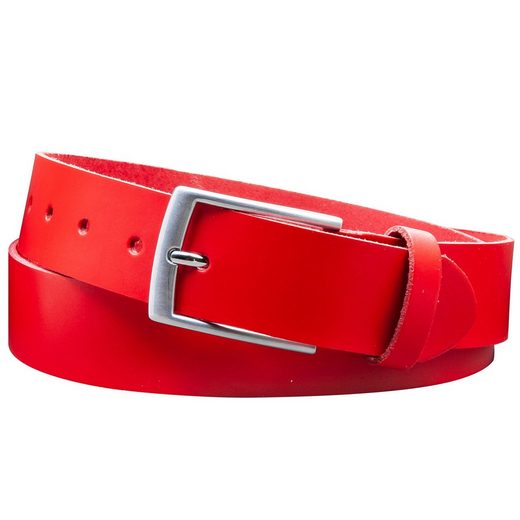 COLOGNEBELT Ledergürtel D21-SL Schlicht dennoch modern mit Dornschließe, MADE IN GERMANY mehr im Angebot