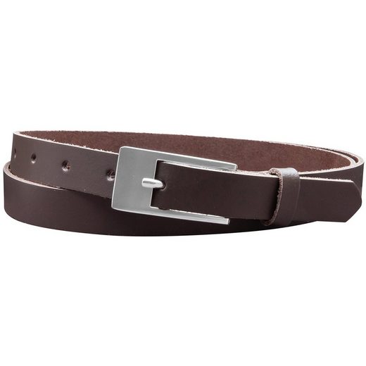 COLOGNEBELT Ledergürtel A4-SL 2 cm breiter Gürtel echt Leder in Cognac mit stilvoller Gürtelschließe, leger und modern mehr Heißer Verkauf
