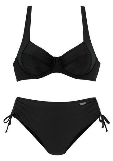 LASCANA Bügel-Bikini mit seitlich geraffter Bikinihose mehr Zeitbegrenzte Promotion