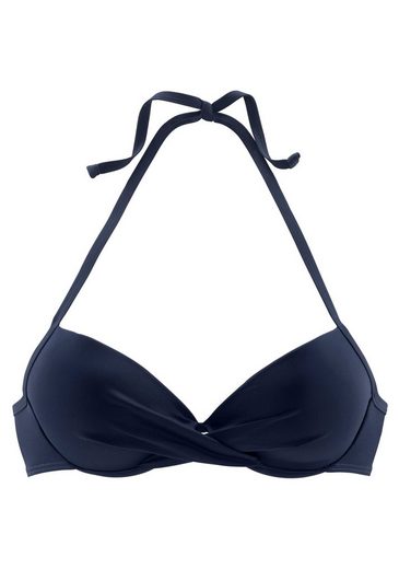S.OLIVER Push-Up-Bikini-Top Spain in Wickeloptik mehr Sonderangebot der Fabrik
