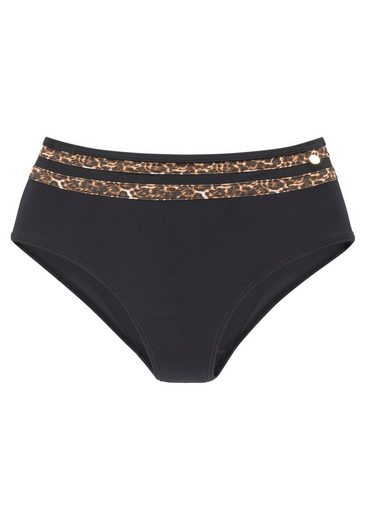 LASCANA Highwaist-Bikini-Hose Adele mit trendigen Details mehr Bis zu 55% Rabatt