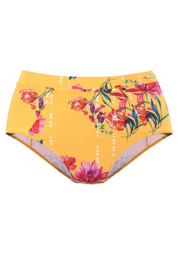 SUNSEEKER Highwaist-Bikini-Hose Modern mit floralem Design mehr 50% Rabatt für begrenzte Zeit
