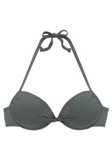 LASCANA Push-Up-Bikini-Top Italy mit Raffung mehr Verkauf