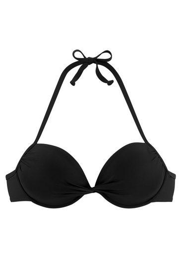 LASCANA Push-Up-Bikini-Top Italy mit Raffung mehr Verkauf