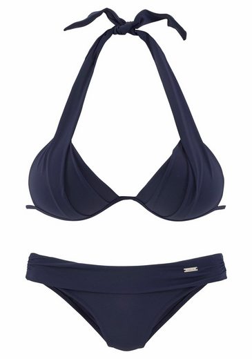 LASCANA Triangel-Bikini im Nacken zu binden, wattierte Cups, mit eingearbeiteten Kissen mehr Angebote