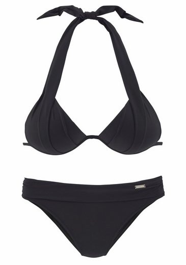 LASCANA Triangel-Bikini im Nacken zu binden, wattierte Cups, mit eingearbeiteten Kissen mehr Angebote