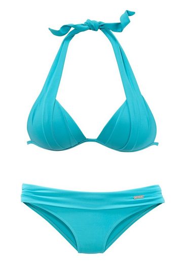 LASCANA Triangel-Bikini im Nacken zu binden, wattierte Cups, mit eingearbeiteten Kissen mehr Angebote