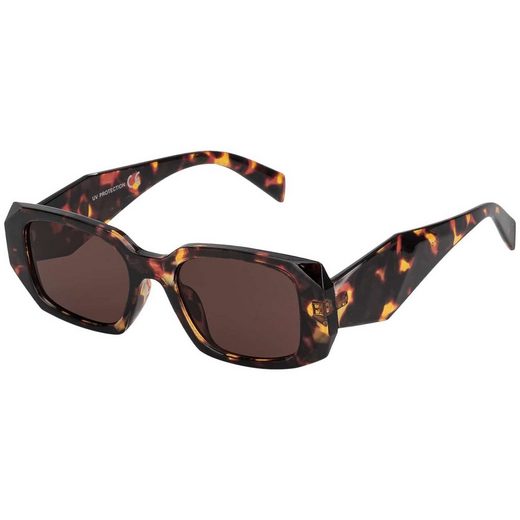 BEZLIT EYEWEAR Retrosonnenbrille Rundglas Designer Damen Sonnenbrille (1-St) mit schwarz und Braunen Linsen mehr Saisonale Angebote