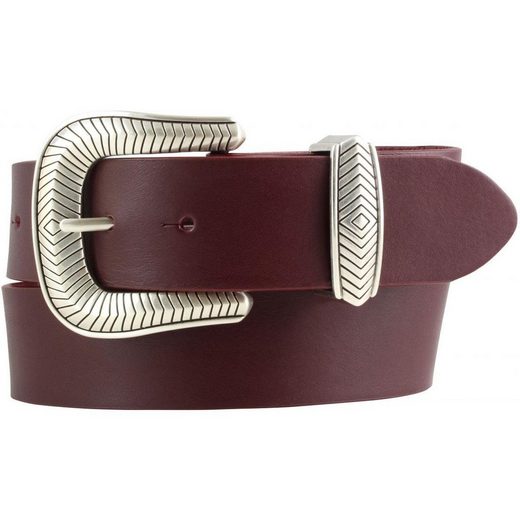 BELTINGER Ledergürtel Designer-Gürtel aus Vollrindleder mit Metall-Schlaufe 4 cm - Jeans-Gür 1-St mehr Black Friday Preise
