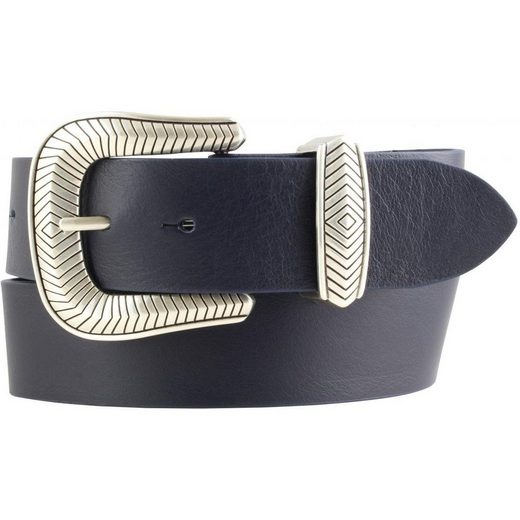 BELTINGER Ledergürtel Designer-Gürtel aus Vollrindleder mit Metall-Schlaufe 4 cm - Jeans-Gür 1-St mehr Black Friday Preise