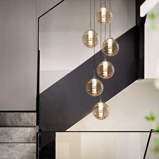 ZMH Pendelleuchte Esstisch Pendellampe Höhenverstellbar Kronleuchter LED wechselbar mehr Fabrik Onlineshop