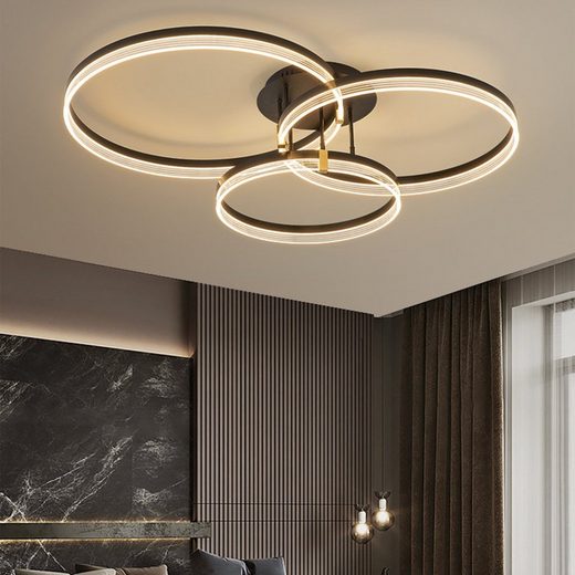 VICBUY Deckenleuchte LED Deckenleuchten, Stufenlos Dimmbare Deckenlampe, φ30+40cm mehr Sonderangebot