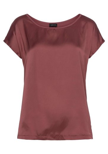 LAURA SCOTT Shirtbluse aus Satin und Jersey mehr Top Angebot