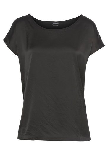 LAURA SCOTT Shirtbluse aus Satin und Jersey mehr Top Angebot
