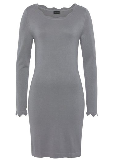 LAURA SCOTT Strickkleid mit femininer Wellenkante - NEUE FARBEN mehr Kauf eins, bekomm eins gratis