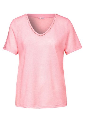 STREET ONE T-Shirt mit Viskose mehr Riesige Ersparnisse