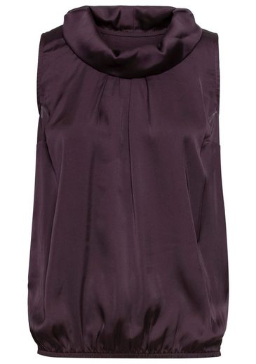 LAURA SCOTT Blusentop aus Satin und Jersey - NEUE FARBEN mehr Neueste Stile