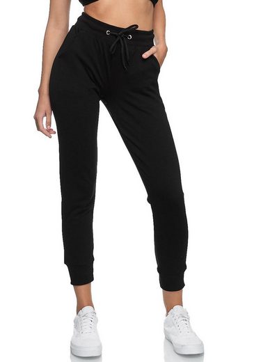 JEEL Sweathose Jogginghose Damen (1-tlg) Baumwolle, Lycra, Slim Fit mehr Bis zu 50% Rabatt