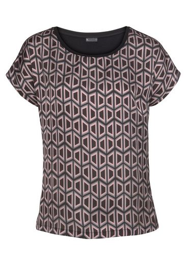 LAURA SCOTT Shirtbluse aus glänzendem Satin mehr Riesige Rabatte