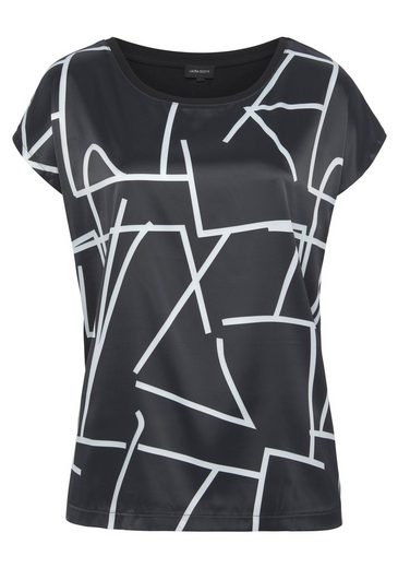 LAURA SCOTT Shirtbluse aus glänzendem Satin mehr Riesige Rabatte