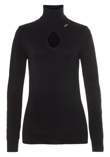 BRUNO BANANI Rollkragenpullover mit Hingucker mehr Fabrikladen