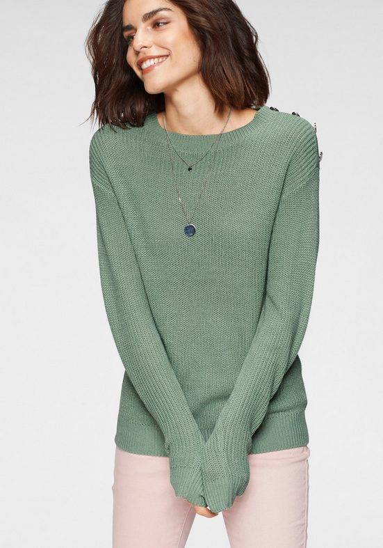 TAMARIS Strickpullover mit Knopfdetail mehr Speichern exportieren