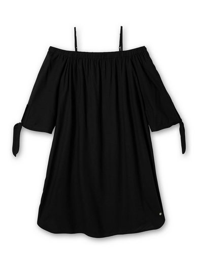SHEEGO Strandkleid Große Größen im Carmen-Look mit schmalen Trägern mehr Kostenloser Versand