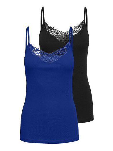 ONLY Spitzentop ONLKIRA LACE SINGLET 2PACK NOOS 2er-Pack mehr Günstig kaufen