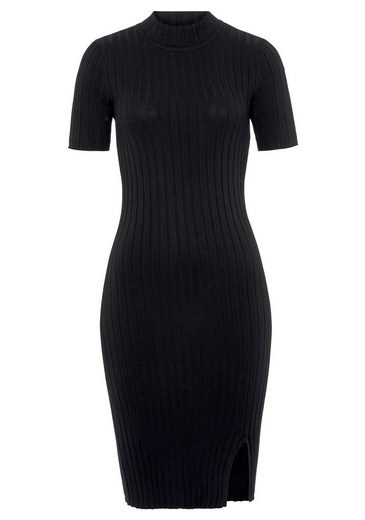 AJC Strickkleid mit feinem Stehkragen und modischem Schlitz mehr Begrenztes Angebot