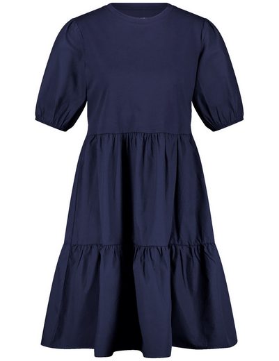 GERRY WEBER Midikleid Baumwollkleid mit gestuftem Rockteil mehr Kostenlose Rückgabe