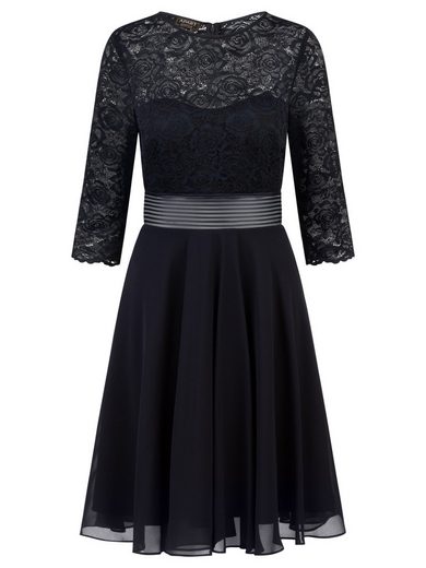 APART Cocktailkleid im Materialmix aus weicher elastischer Spitze und Chiffon mehr Letzter Tag