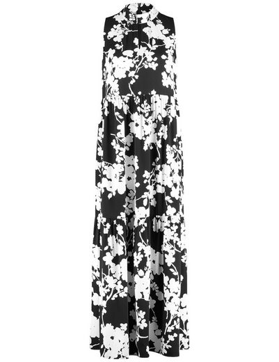 TAIFUN Minikleid Ausgestelltes Stufenkleid mit Floralprint mehr Clearance-Verkauf