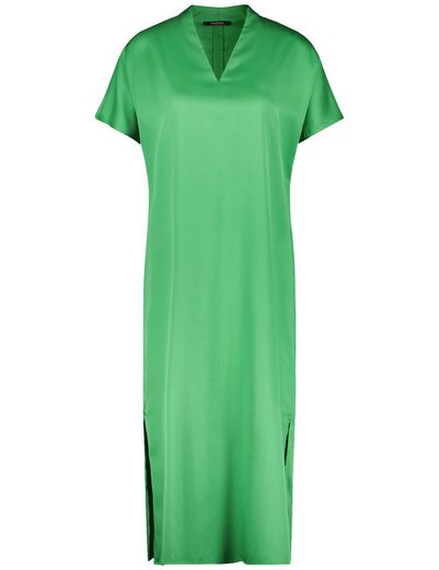 TAIFUN Minikleid Fließendes Midikleid mit V-Ausschnitt mehr Limitierter Zeitrabatt