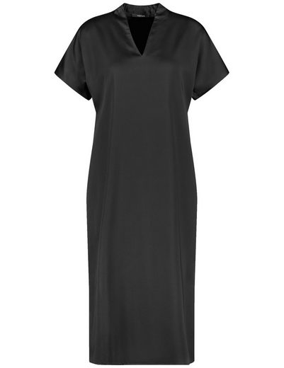 TAIFUN Minikleid Fließendes Midikleid mit V-Ausschnitt mehr Limitierter Zeitrabatt