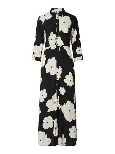 Y.A.S Hemdblusenkleid YASSAVANNA LONG SHIRT DRESS mit 3/4 Ärmel mehr Großer Ausverkauf