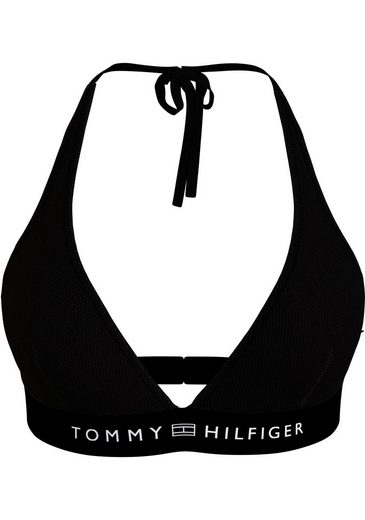 TOMMY HILFIGER SWIMWEAR Triangel-Bikini-Top TRIANGLE FIXED RP mit Logoschriftzug mehr Saisonschlussverkauf