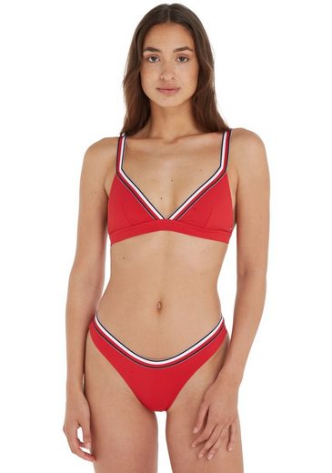 TOMMY HILFIGER SWIMWEAR Triangel-Bikini-Top TRIANGLE RP mit Rippenstruktur mehr Cyber Monday